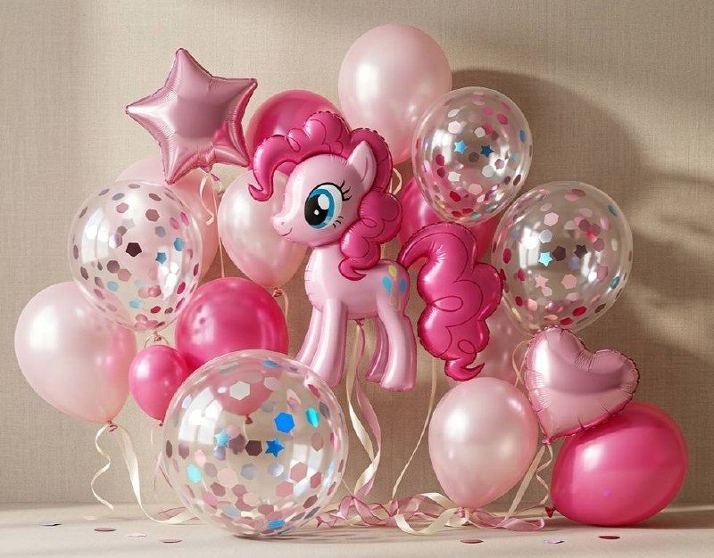Сет шаров «Пинки Пай»